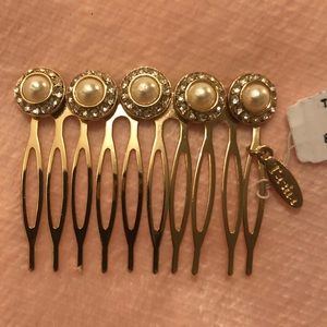 Imitation Pearl Embellished Hair Comb TASHA